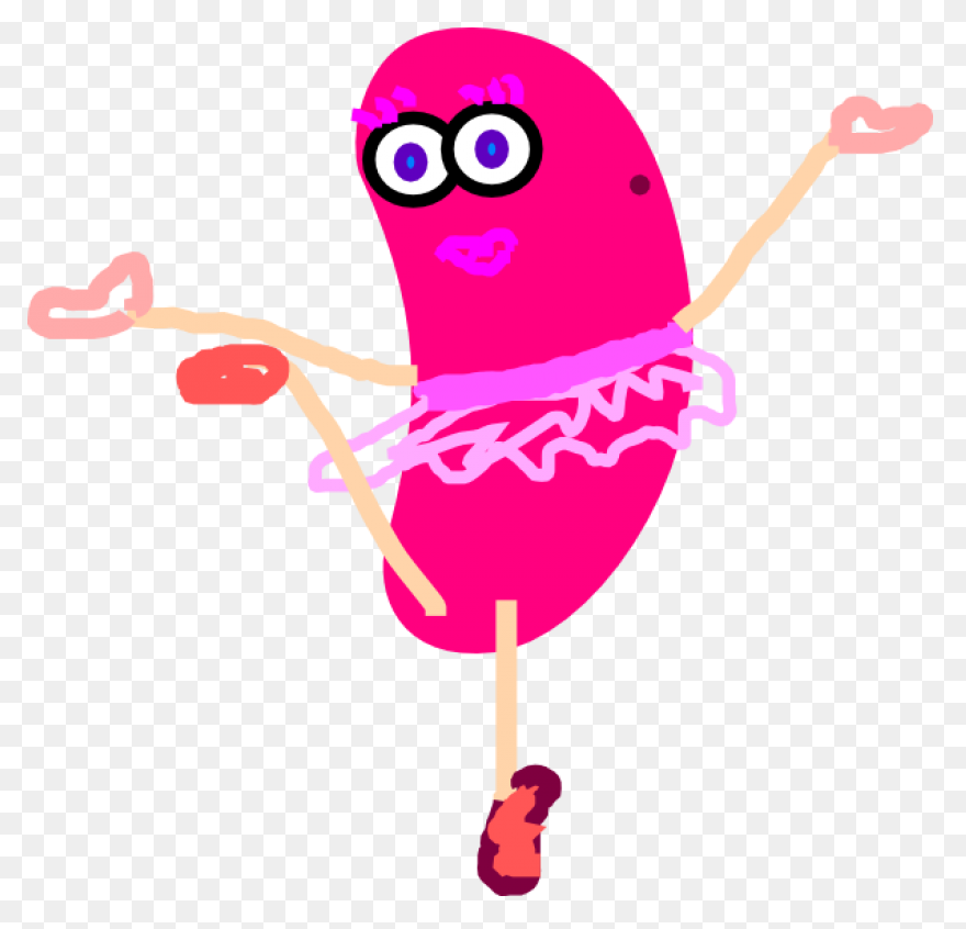 Free Jelly Bean Clipart Black And W