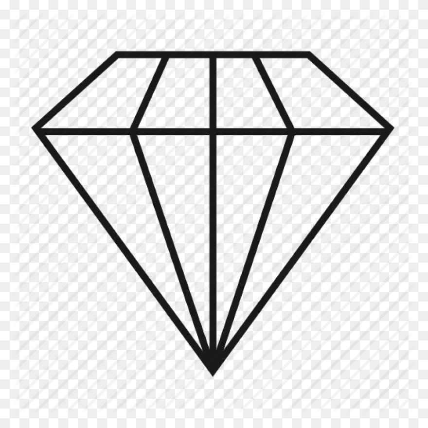 Jewel Clipart Orange Diamond - Tran