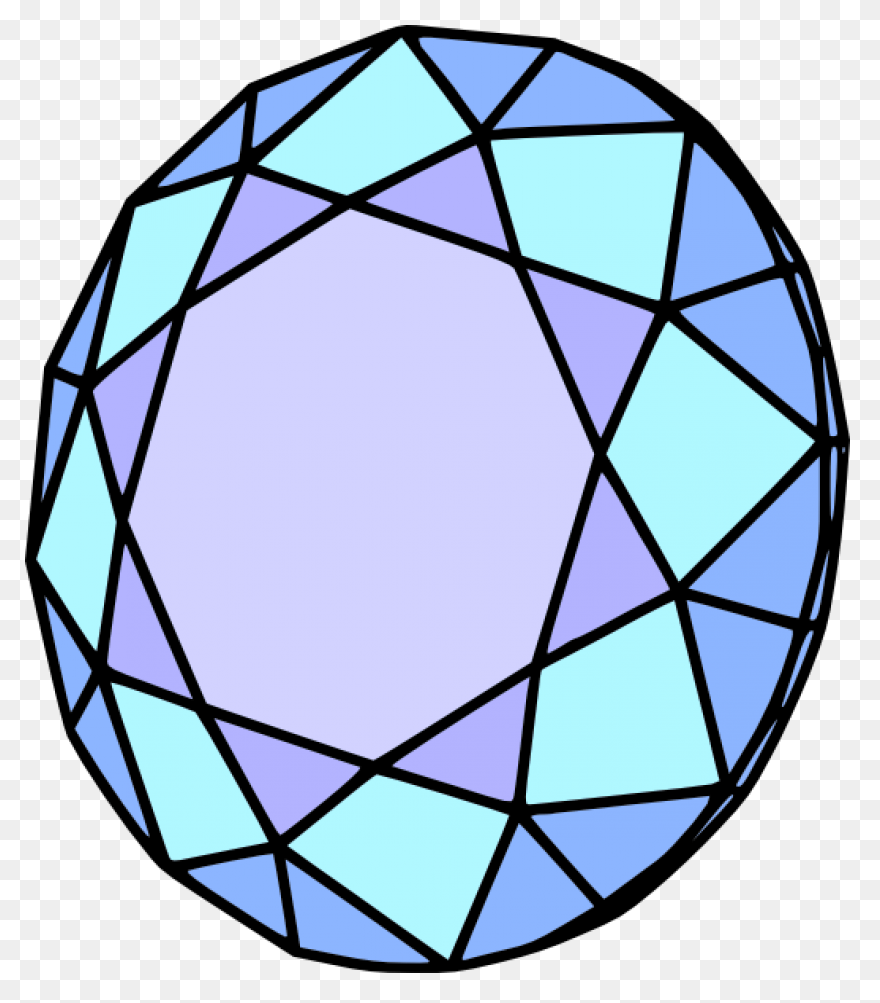 Jewel Clipart Orange Diamond - Tran