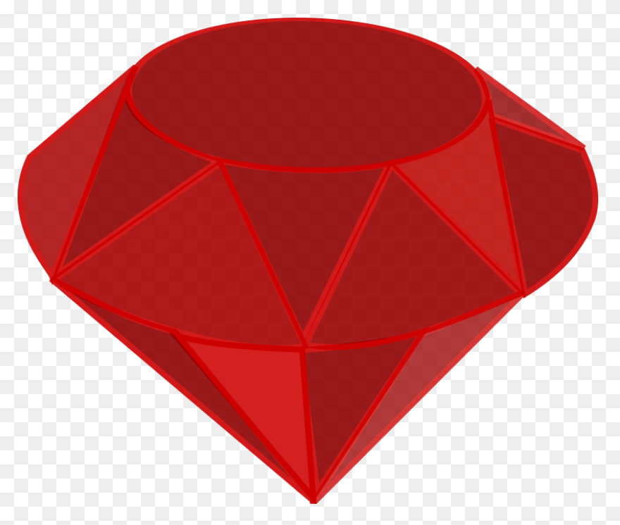 Jewel Clipart Orange Diamond - Tran
