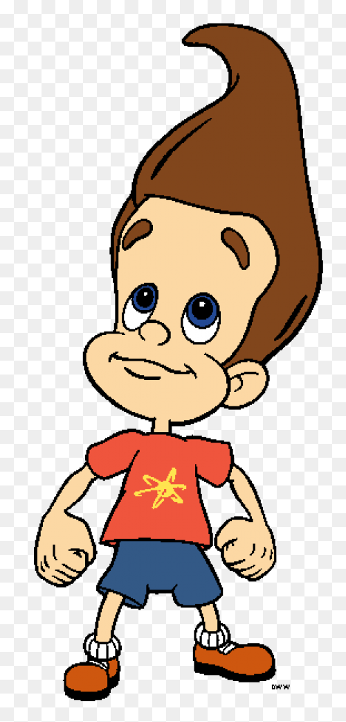 Jimmy Neutron Looking Happy