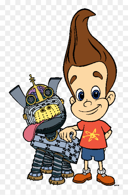 Jimmy Neutron Looking Happy