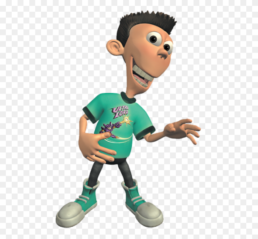 Jimmy Neutron Looking Happy