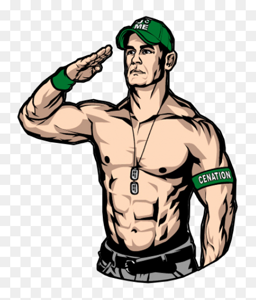 John Cena Clipart Corner - Png Down