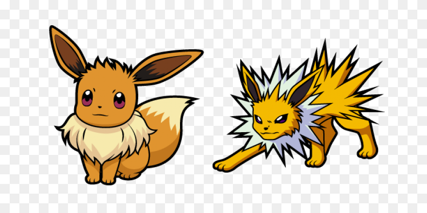 Pokemon Eevee And Jolteon Cursor - Jolteon