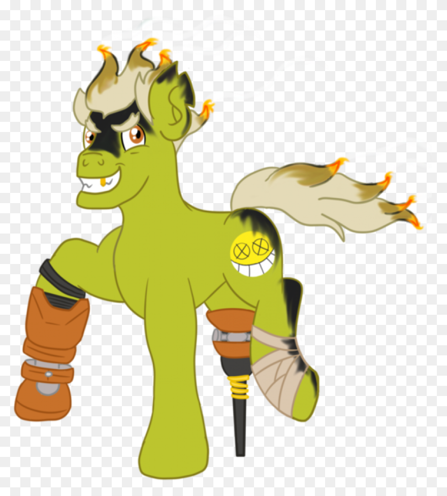 Paintpaw Crossover Cyborg Junkrat Overwatch - Junkrat