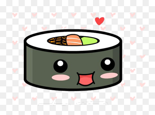 Cute Kawaii Sushi By Trubuteofdistrict13 - Kawaii