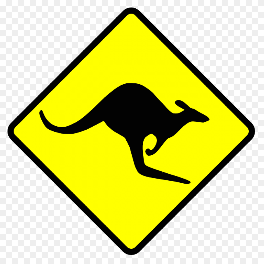 Caution Kangaroo Clipart At .com - Kangaroo
