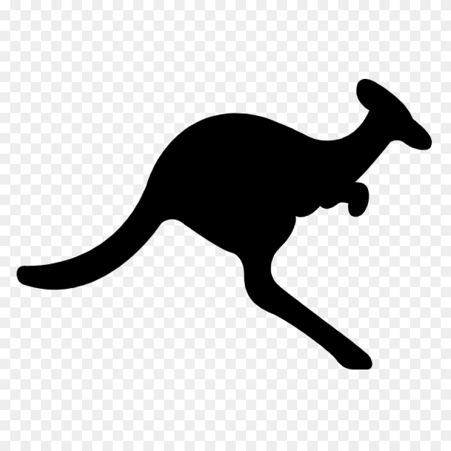 Simple Kangaroo Sticker - Kangaroo