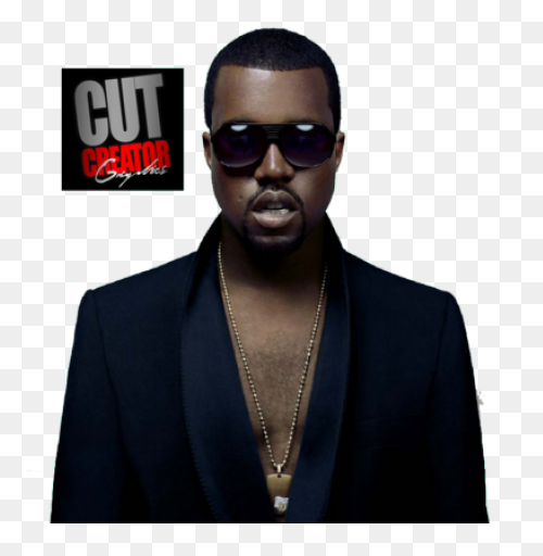 Kanye West W Blue Blazer - Kanye
