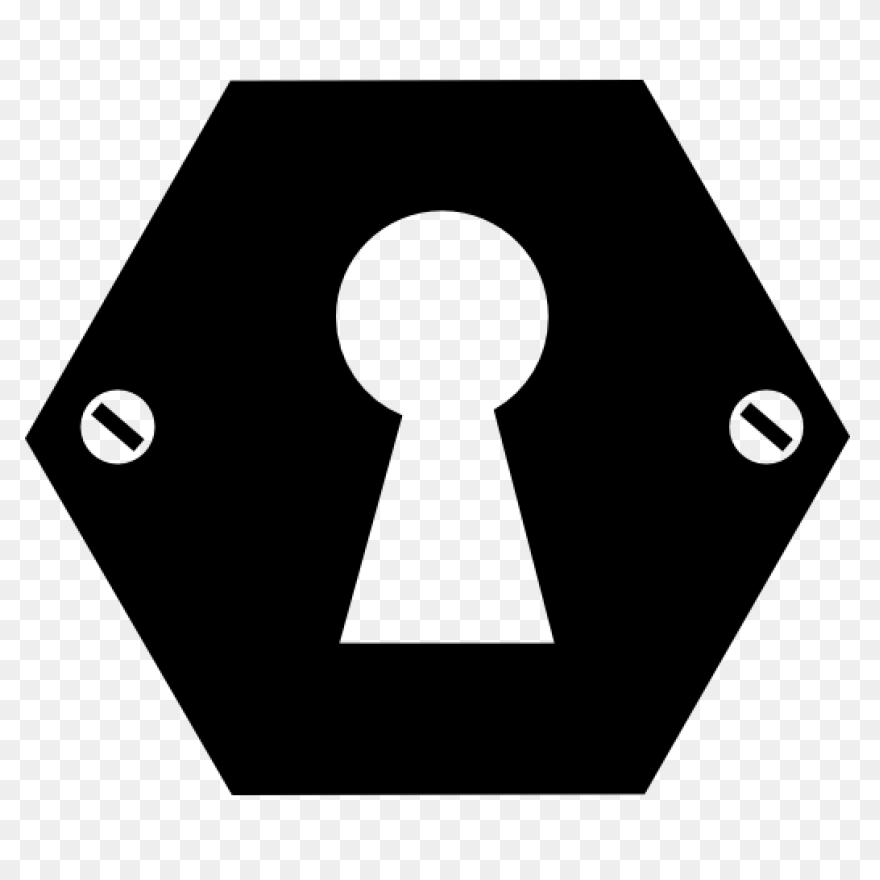 Hexagonal Keyhole Shape Free Shapes - Keyhole