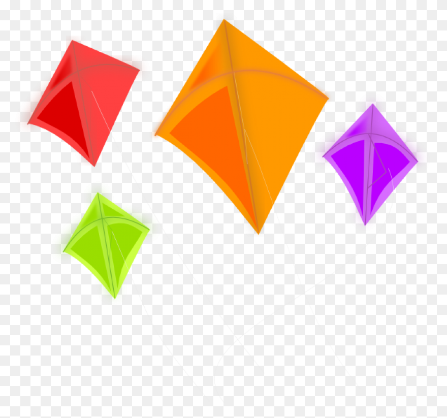 Kite Flying Border Clipart Clipart - Kite