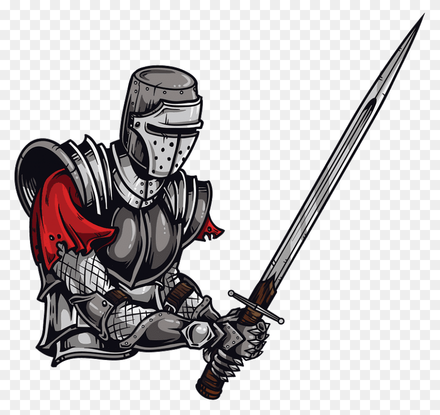 Sword Clipart Crusader - Knight Cli