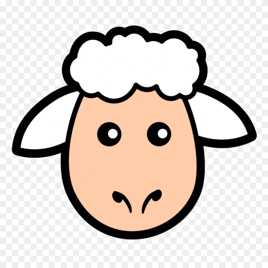 Sheep Lamb Clipart Black And White 