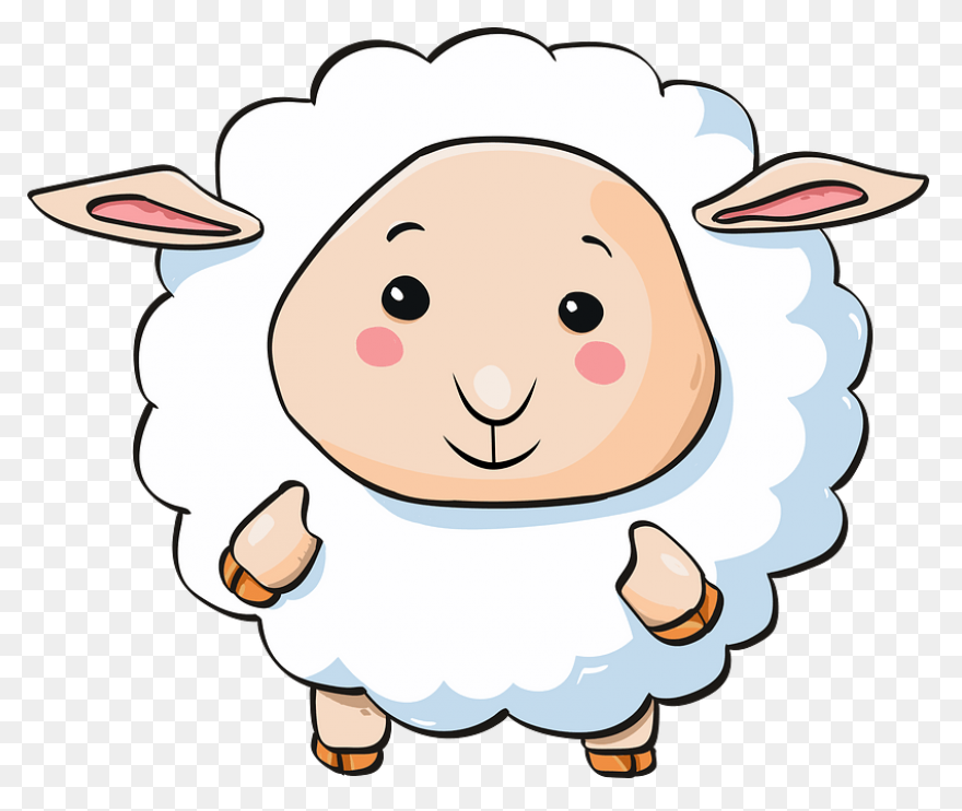 Sheep Lamb Clipart Black And White 