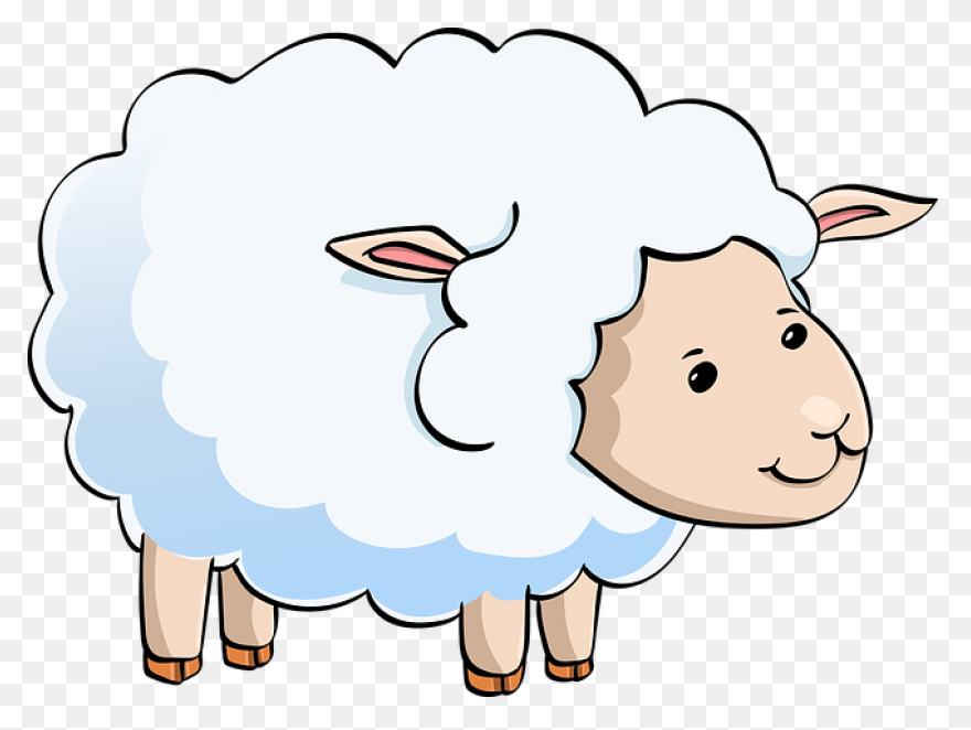 Sheep Lamb Clipart Black And White 