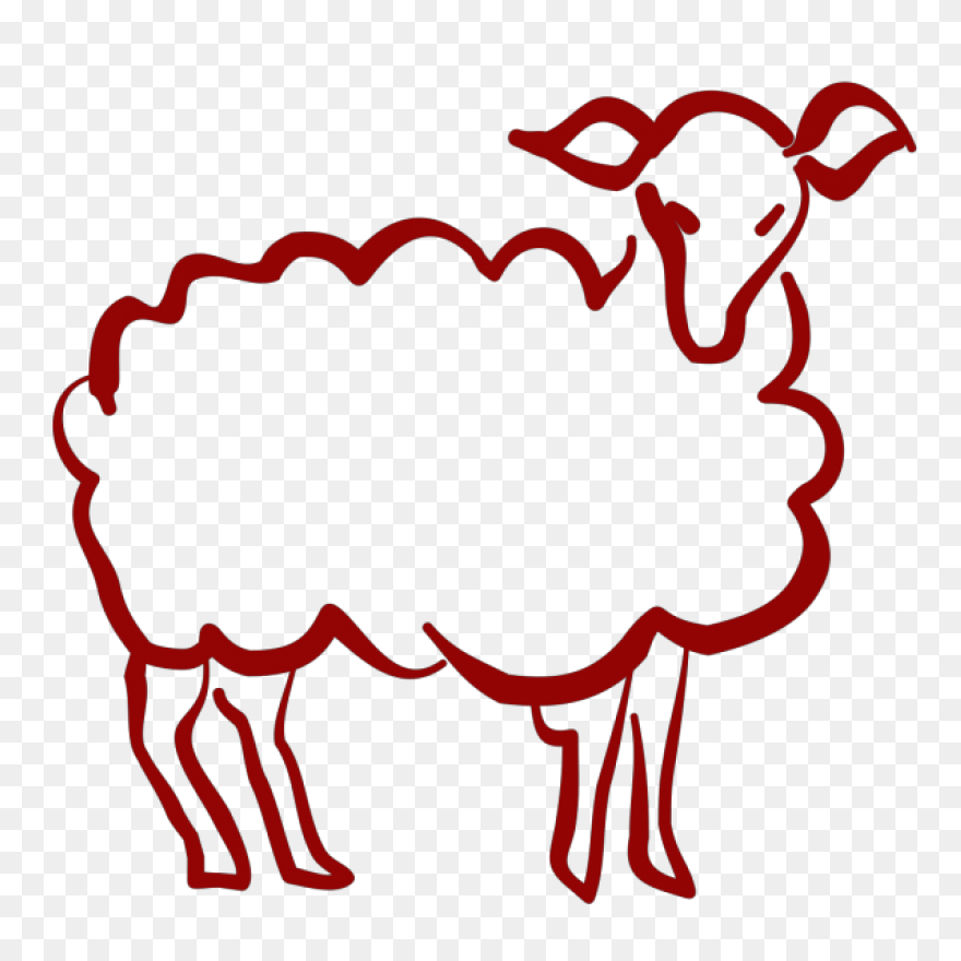 Sheep Lamb Clipart Black And White 