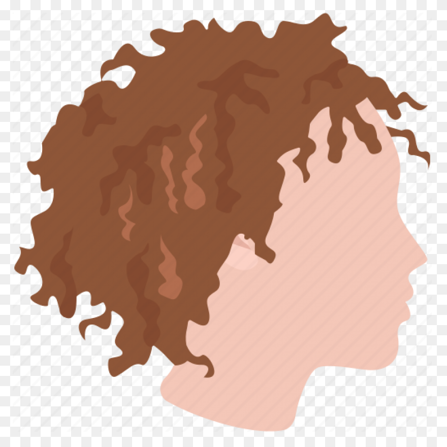 Smiling Brown Hair Lady Clip Art At