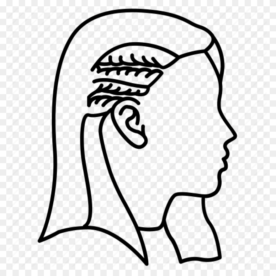Smiling Brown Hair Lady Clip Art At