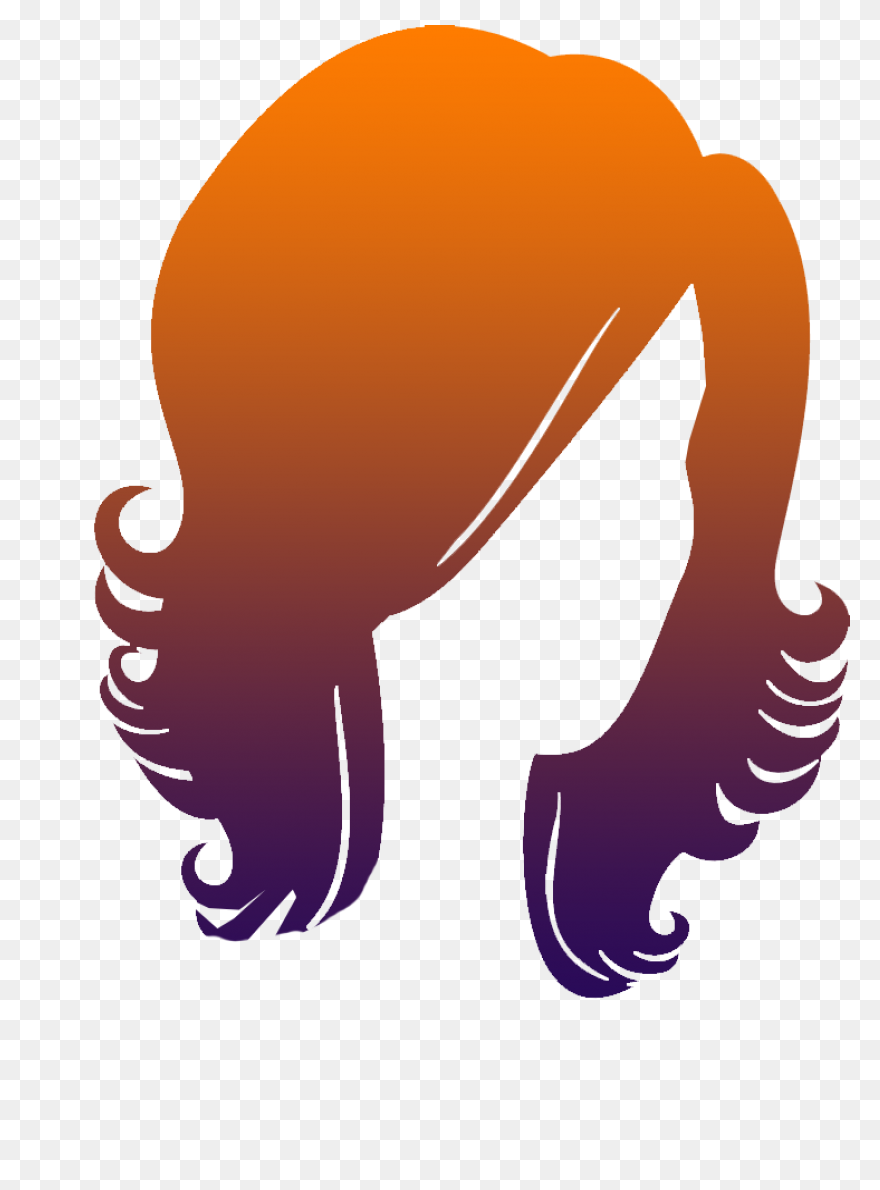 Smiling Brown Hair Lady Clip Art At