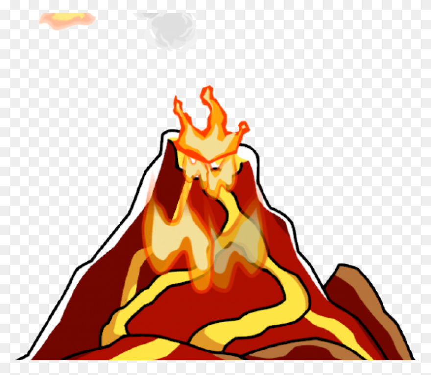 Lava - Pixel Art Gemstone Clipart -