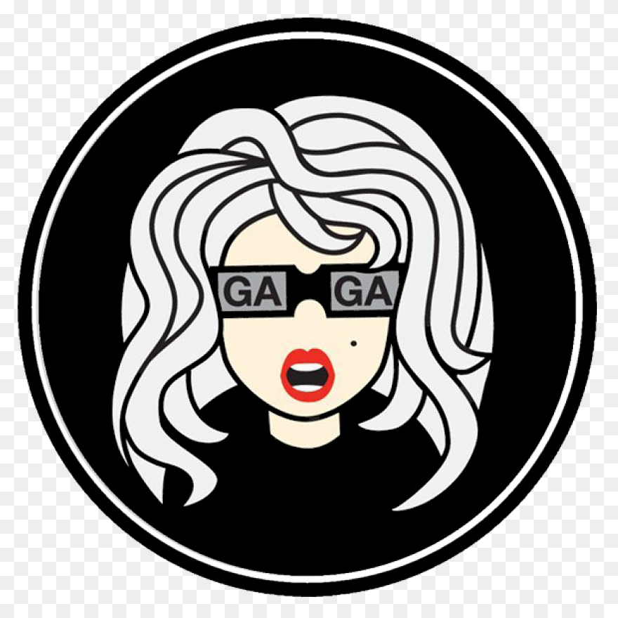 Lady Gaga Clipart Transparent - Log