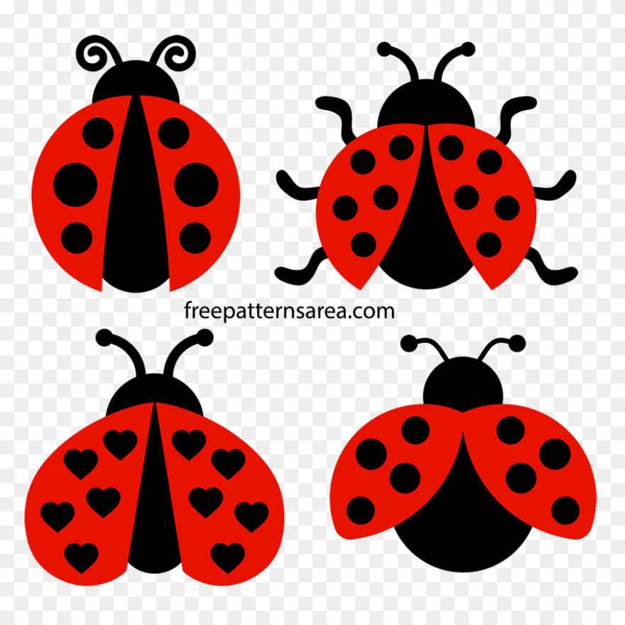 Ladybug Clipart High Resolution - B