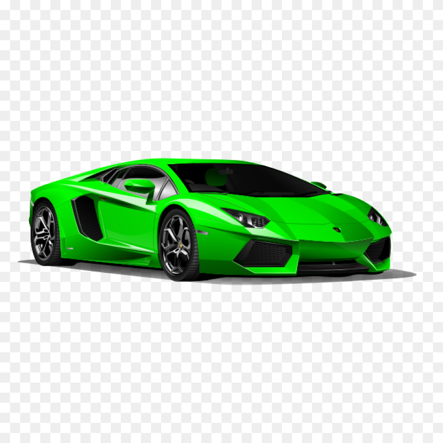 Green Lamborghini Vector Graphics | - Lamborghini