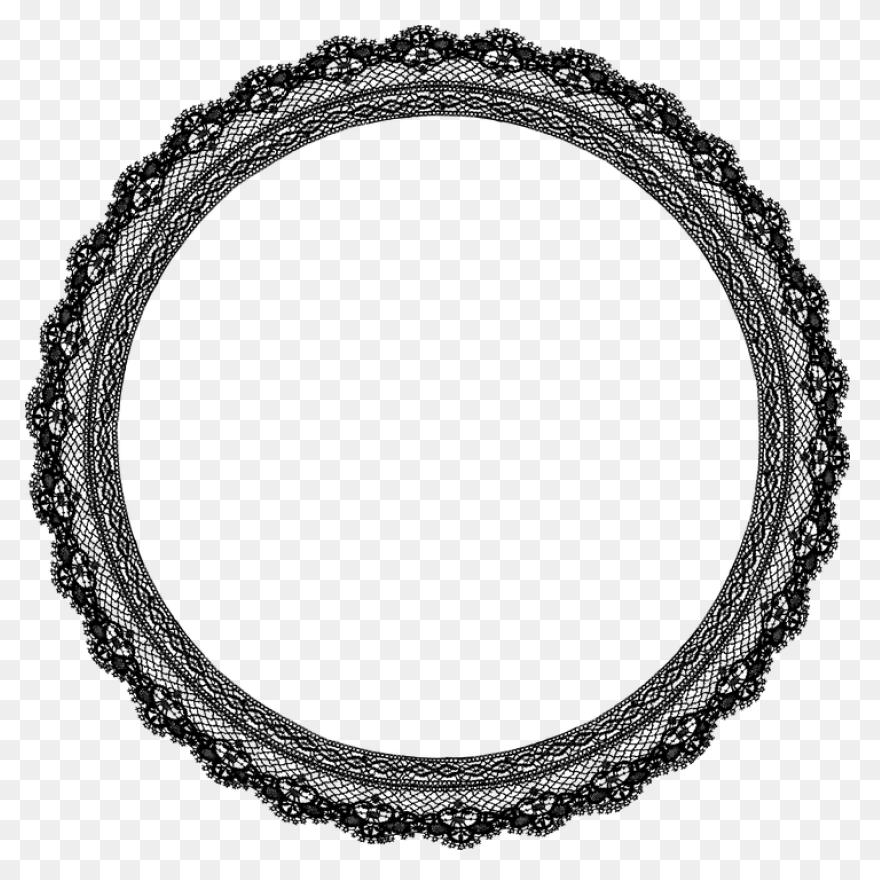 Lace Frame Border - Free Vector Gra