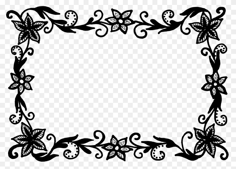 Lace Frame Border - Free Vector Gra