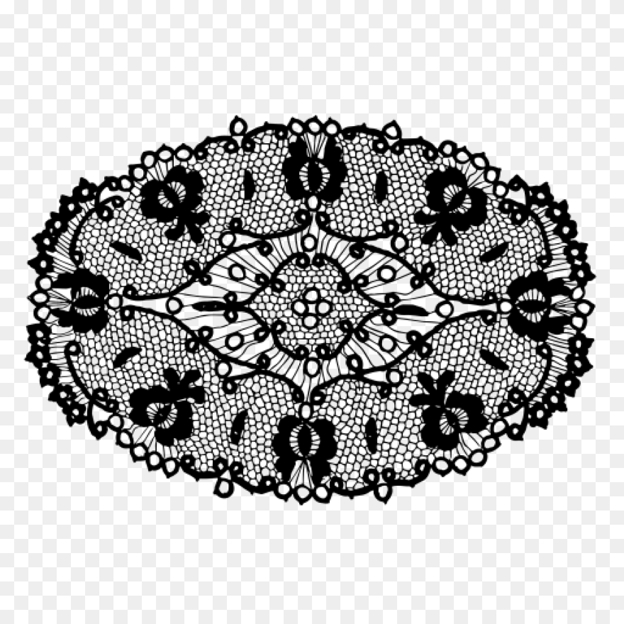 Lace Frame Border - Free Vector Gra