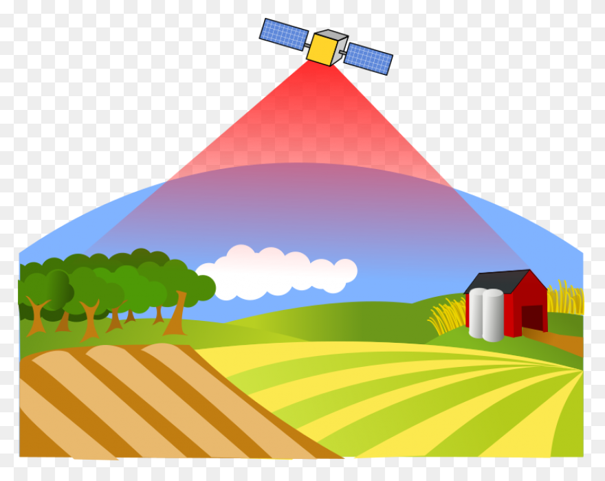 Land Clipart Barn Remote Sensing - Land