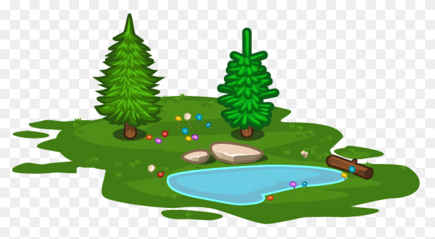 Mountain Lake Clipart - ClipartFlar