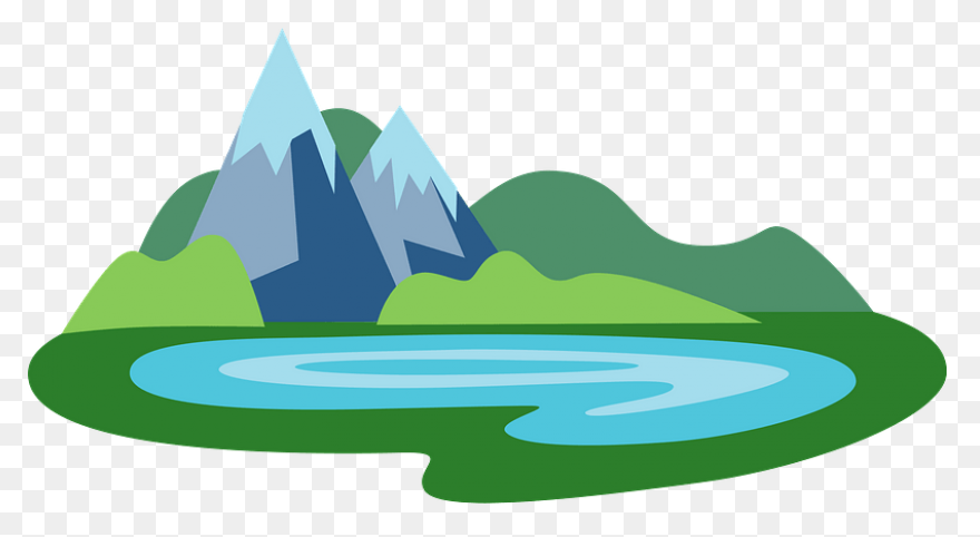 Mountain Lake Clipart - ClipartFlar