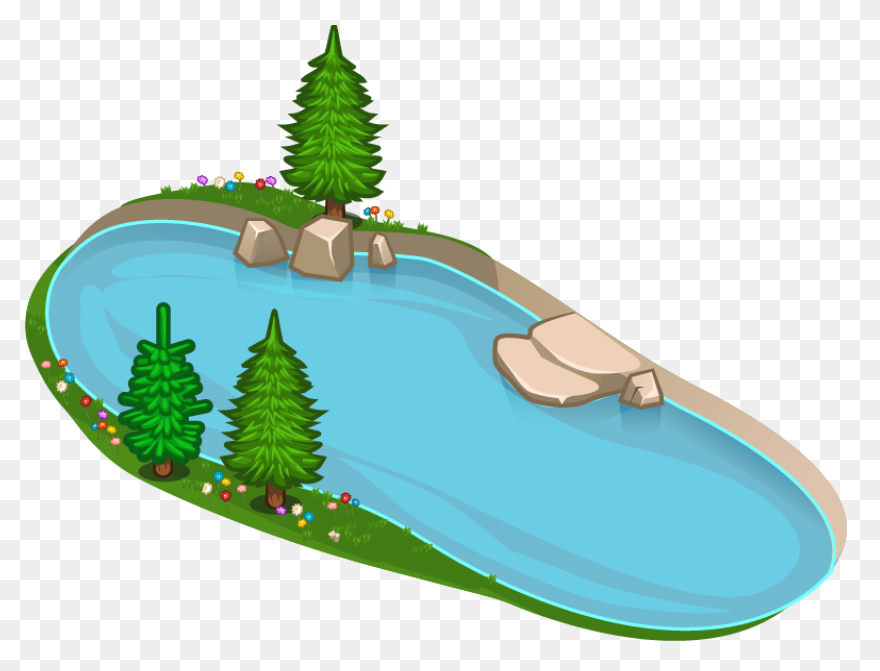 Mountain Lake Clipart - ClipartFlar