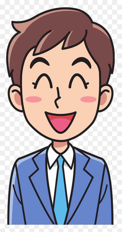 Laughing Man Clip Art - ClipartFlar