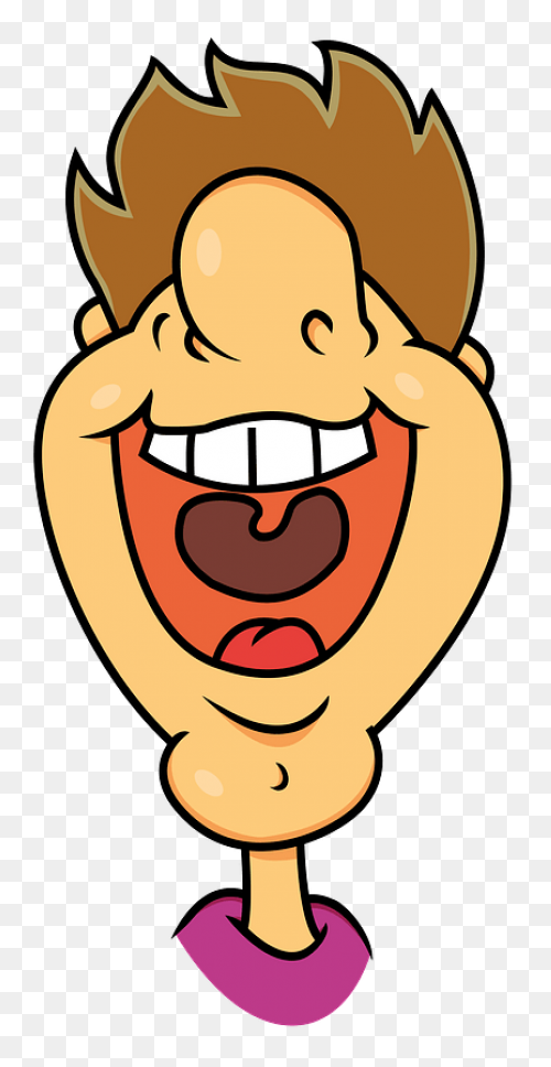 Laughing Man Clip Art - ClipartFlar
