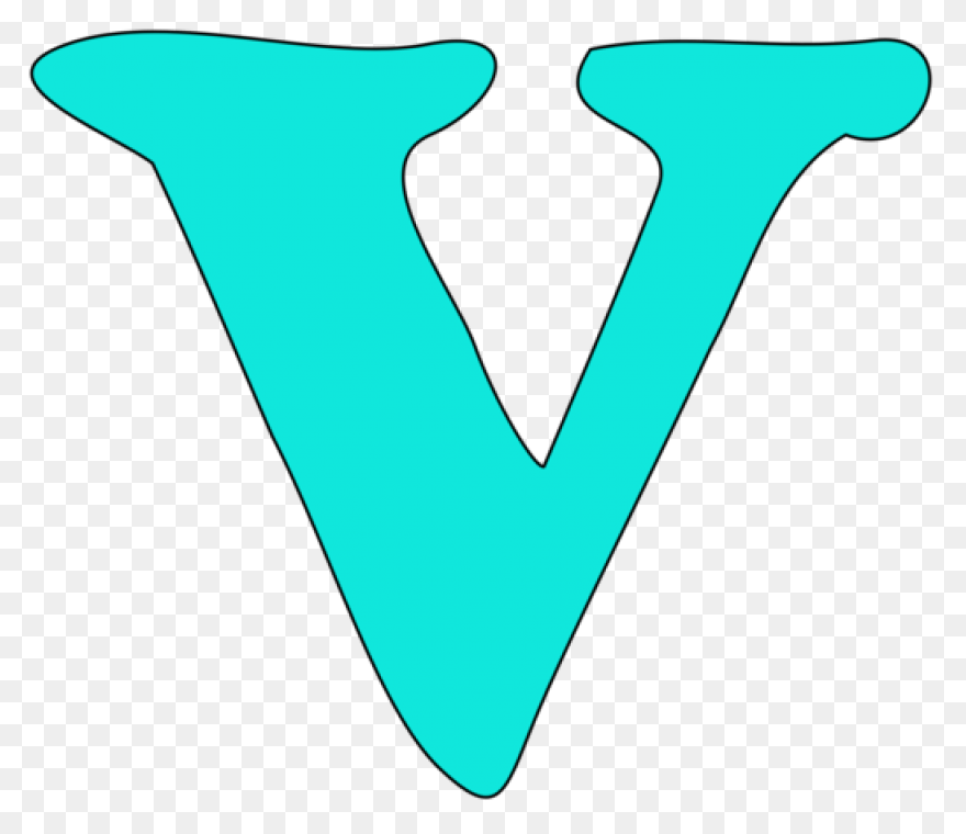 Letter W Can Stock Photo - Letter V