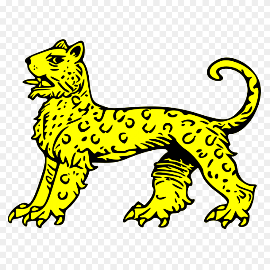 Sitting Leopard - ClipartFlare