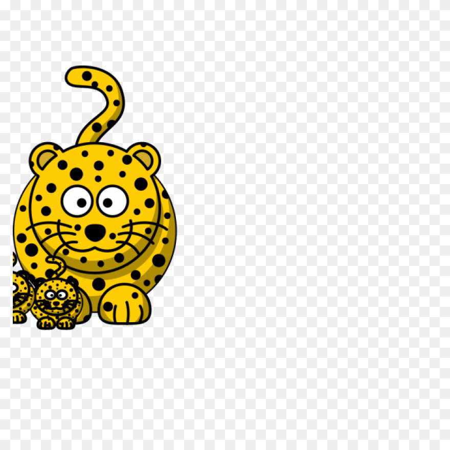 Sitting Leopard - ClipartFlare