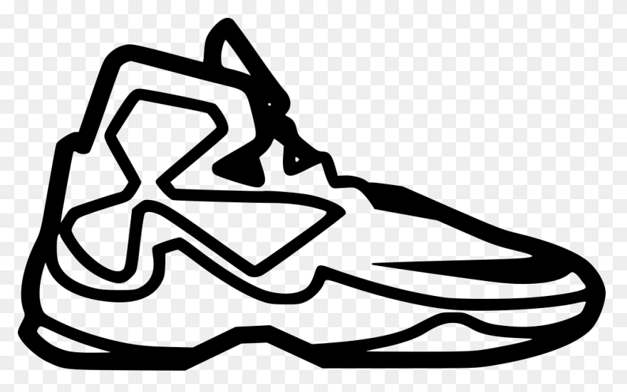 Lebron James Shoes Drawing Draw - Lebron James Dunk