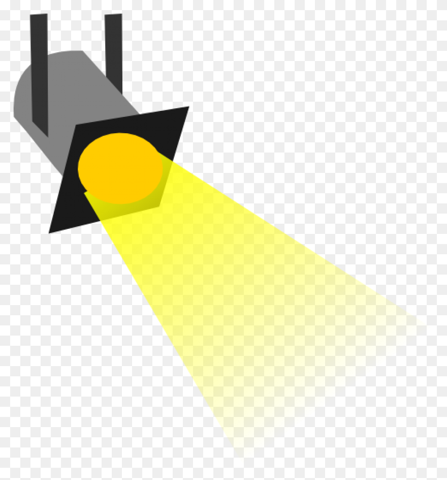 Theatre Lighting Clipart Spot Light - Light Streak