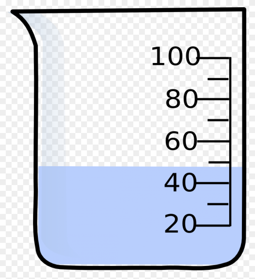 Distilling Flask Filled With Blue L
