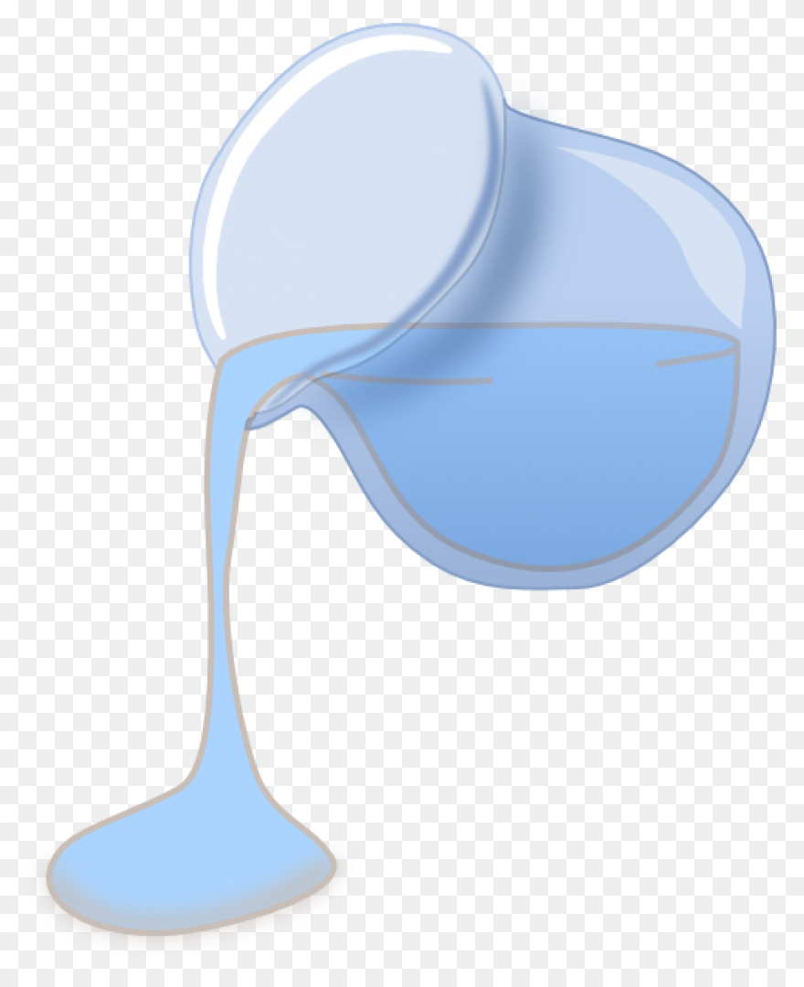 Distilling Flask Filled With Blue L