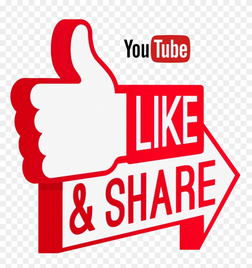 Like Share Subscribe Button Png - Like And Subscribe