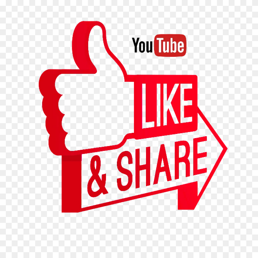 Like Share Subscribe Button Png | P