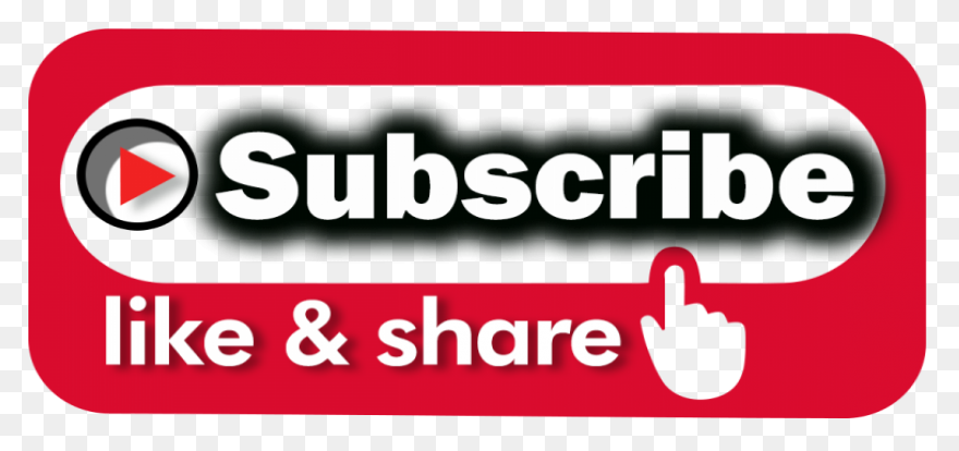 Like Share Subscribe Button Png | P