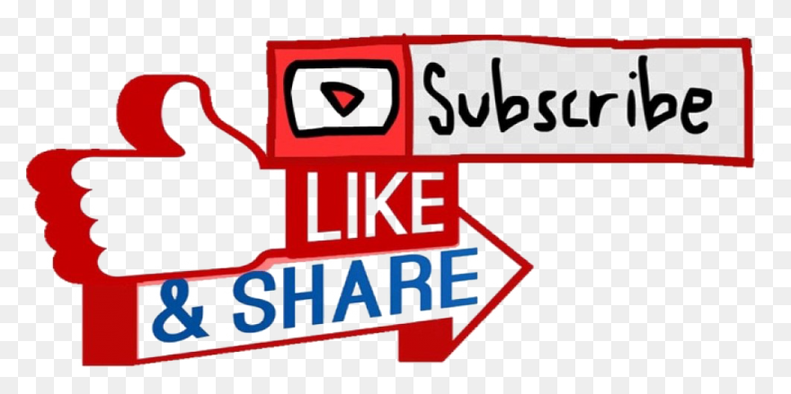 Like Share Subscribe Button Png | P