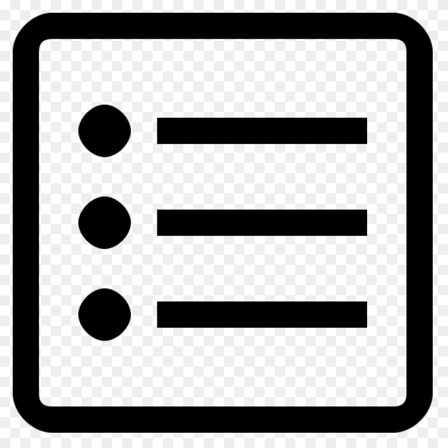 List Free Icon Of Essential - List Icon