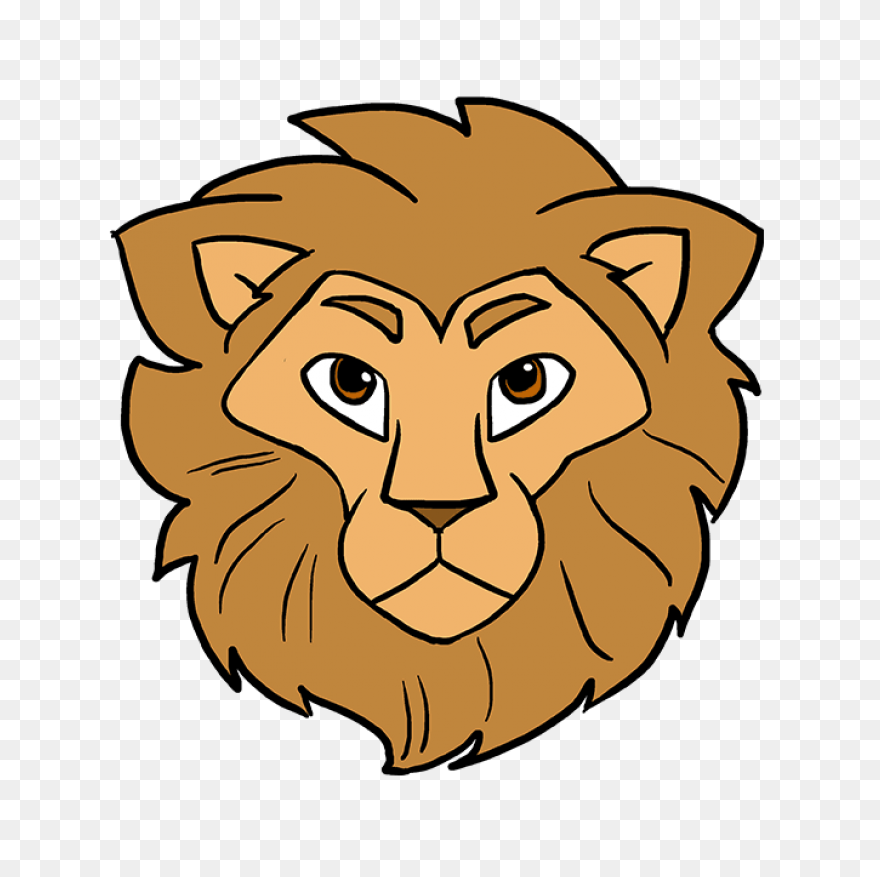Lion Head Roaring PNG-WebP | Lion H